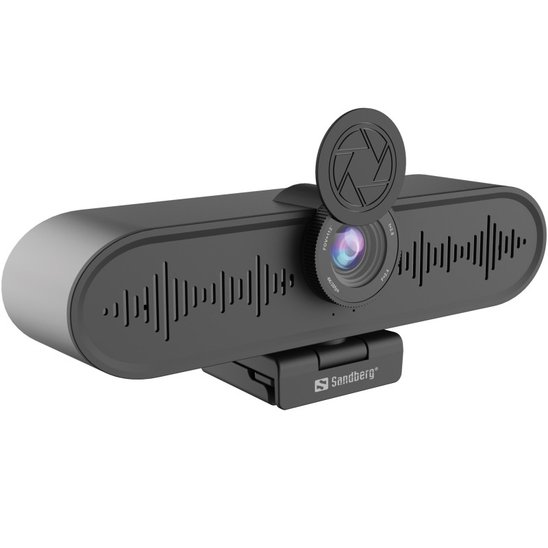 Sandberg All-in-1 ConfCam 4K 4Mic - 4K-tasoinen kamera, mikrofoni ja kaiutin samassa