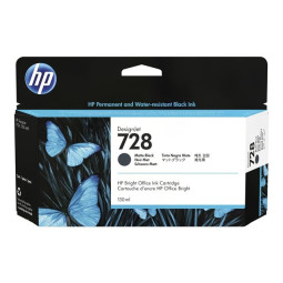 HP 728 Matte Black 130ml Mustepatruuna