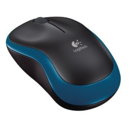 Logitech M185 langaton hiiri musta/sininen