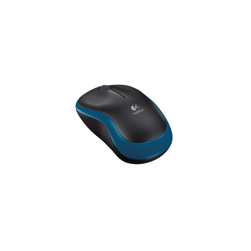 Logitech M185 langaton hiiri musta/sininen