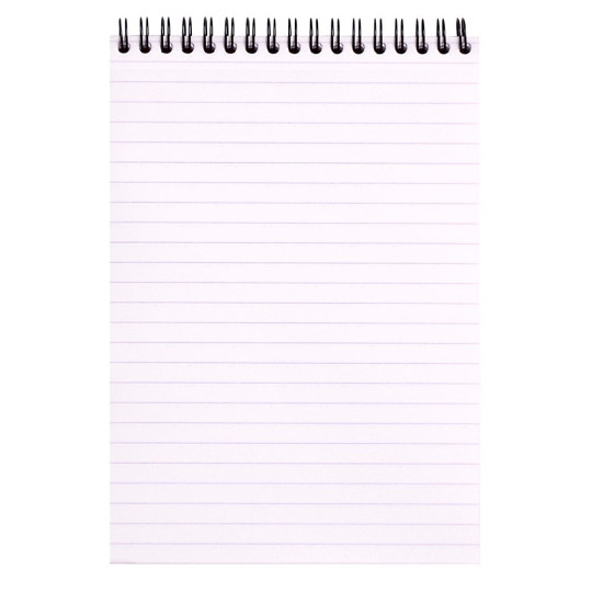 Laadukas viivapaperilehtiö Rhodia N°16 A5-koossa, säänkestävillä kansilla ja parikierresidonnalla.