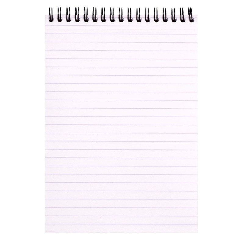 Laadukas viivapaperilehtiö Rhodia N°16 A5-koossa, säänkestävillä kansilla ja parikierresidonnalla.