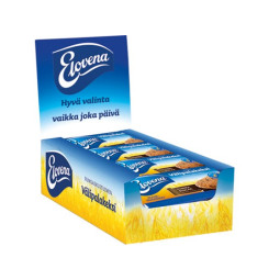 Välipalakeksi 30x30g Elovena Tumma suklaa