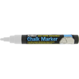 Lasitaulutussi Valkoinen Artline Chalk Marker 2mm