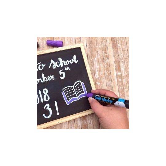 Lasitaulukynä 2mm Artline EPW-4 Chalk Marker Valkoinen