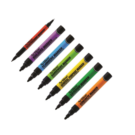 Artline Putkikynä Musta 1,5mm - merkintätussi märille pinnoille