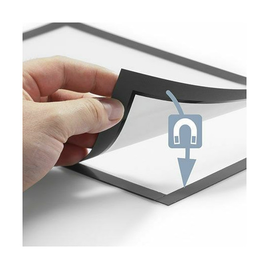 Duraframe A4 Musta 2kpl Tarra/magneettitasku