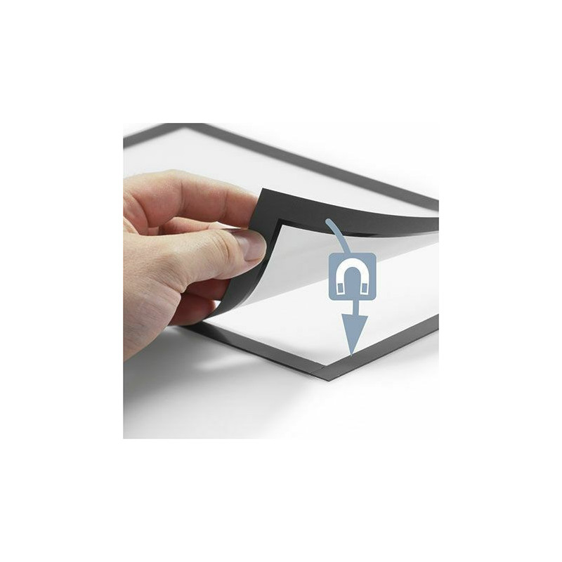 Duraframe A4 Musta 2kpl Tarra/magneettitasku