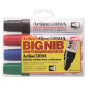 Valkotaulutussi 4 väriä Artline 5100A Big Nib - parasta laatua luokkahuoneille ja esitelmöintiin