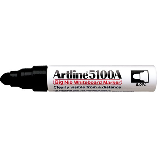 Valkotaulutussi 4 väriä Artline 5100A Big Nib - parasta laatua luokkahuoneille ja esitelmöintiin