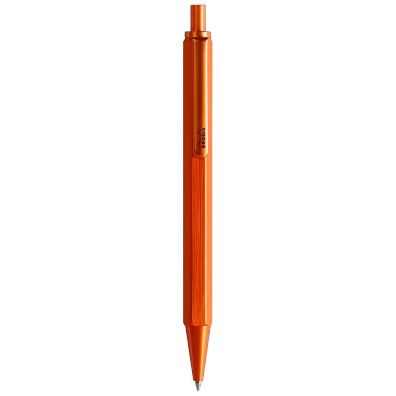 Kuulakynä 0,7mm Rhodia scRipt Orange - huippulaatuinen kynä alumiinirungolla