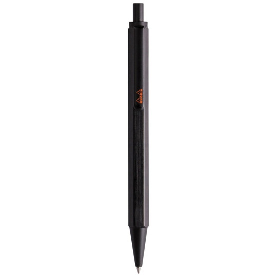 Kuulakynä 0,7mm Rhodia scRipt Black - huippulaatuinen kynä alumiinirungolla