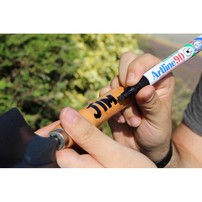 Huopakynä 5mm Keltainen Viisto Artline 90 - leveä, edullinen permanent marker