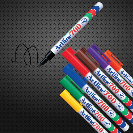 Huopakynä 0,7mm Sininen Pyöreä Artline 700 - kapea, edullinen permanent marker