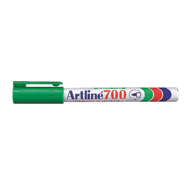Huopakynä 0,7mm Vihreä Pyöreä Artline 700 - kapea, edullinen permanent marker