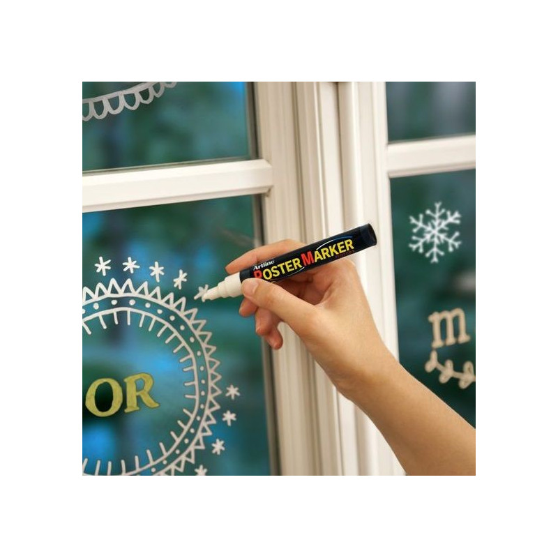 Poster Marker 12mm Punainen Artline EPP-12 - mainostussi somistukseen ja mainontaan