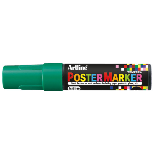 Poster Marker 12mm Vihreä Artline EPP-12 - mainostussi somistukseen ja mainontaan