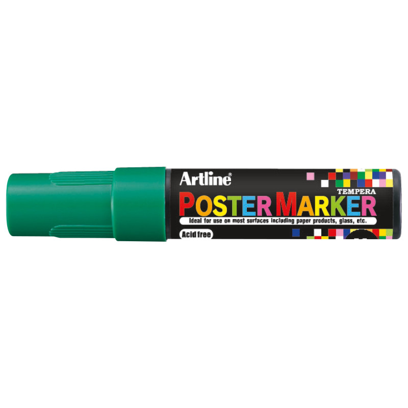 Poster Marker 12mm Vihreä Artline EPP-12 - mainostussi somistukseen ja mainontaan