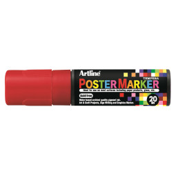 Poster Marker 20mm Punainen Artline EPP-20 - mainostussi somistukseen ja mainontaan