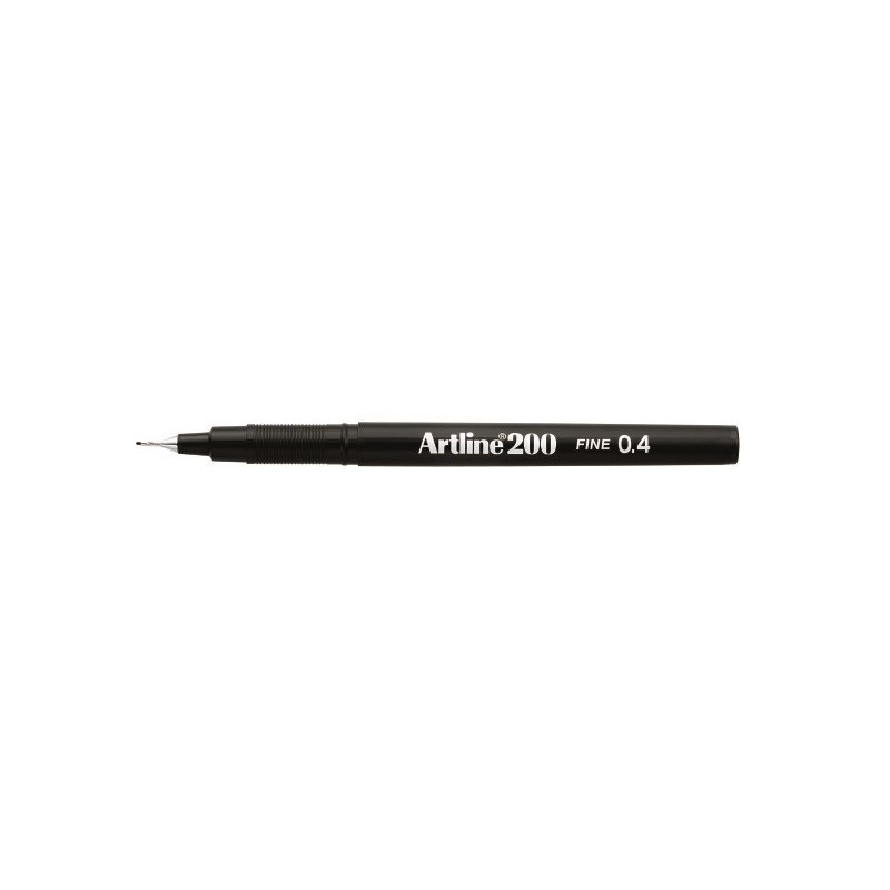 Kuitukynä 0,4mm Musta Artline 200