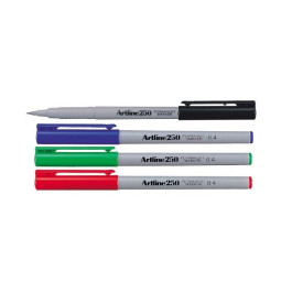 Huopakynä 0,4mm Musta Artline 250