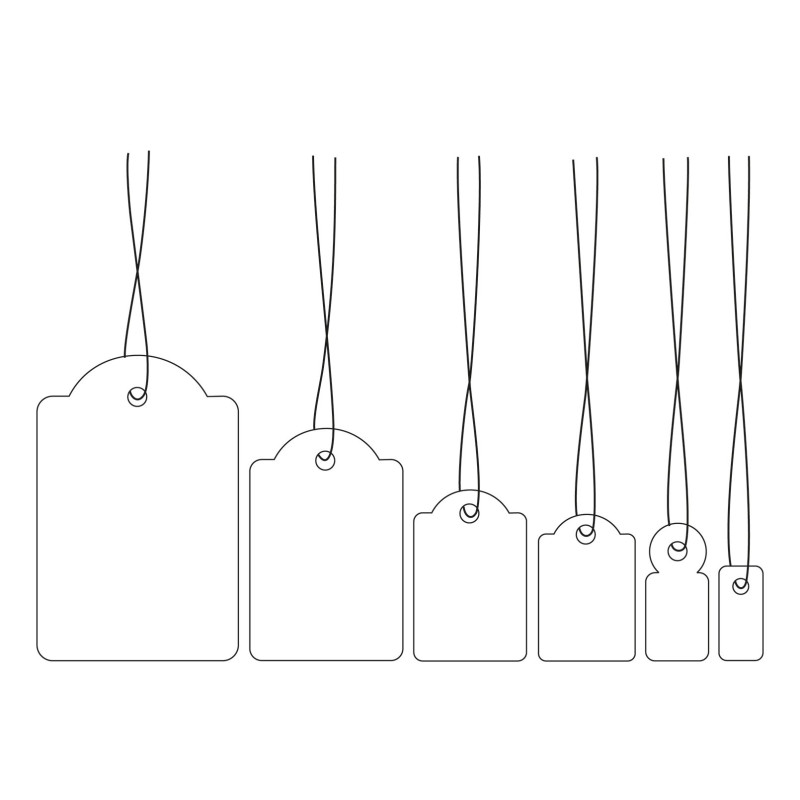Kartonkilappu 25x38 narulla /1000kpl (ltk) Herma 6925