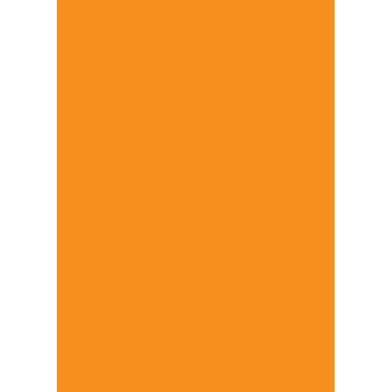 Kartonki 50x70 Oranssi /10kpl (pkt) - myymälämainontaan ja askarteluun
