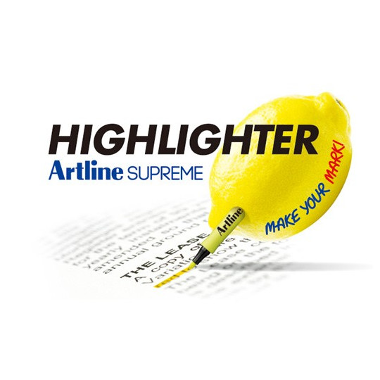 Korostuskynä Artline Supreme - värivalikoima