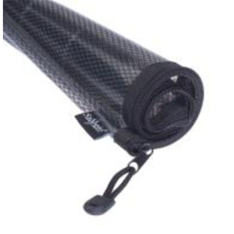 Snopake Zippa Bag A4+ EVA Mesh Black Vetoketjutasku