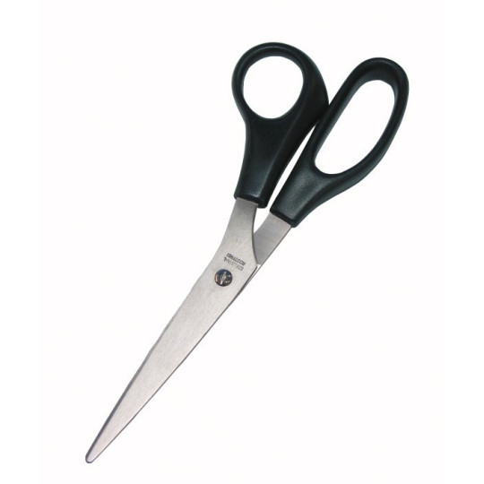 Yleissakset 21cm musta - edulliset sakset kaikenlaiseen leikkaamiseen