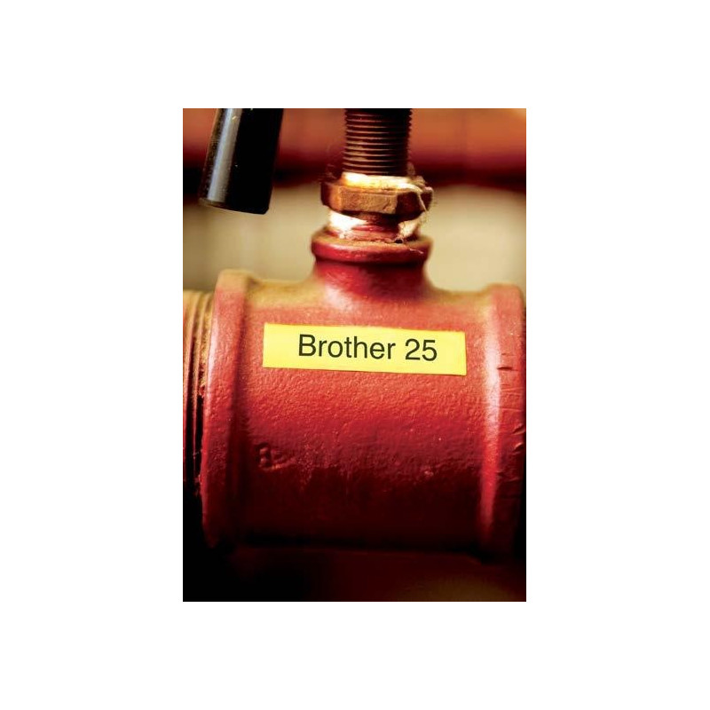 Brother TZe-S621 9mm Musta/Keltainen (P-Touch) STRONG