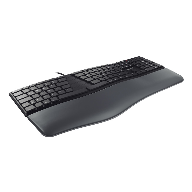 Cherry KC-4500 - ergonominen näppäimistö leveällä rannetuella ja erikoismuotoilulla
