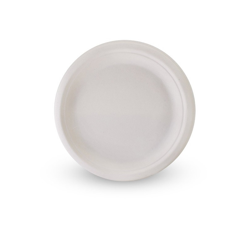 Kartonkilautanen 22-23cm /50kpl Biohajoava - ekologinen kertakäyttölautanen