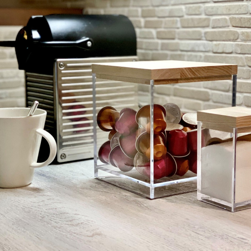 Palaset laatikko iso kirkas (Boksi XL) - selkeää suunnittelua Suomesta