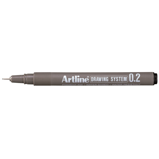 Tekninen piirustuskynä 0,2 mm Artline 232 Drawing System musta