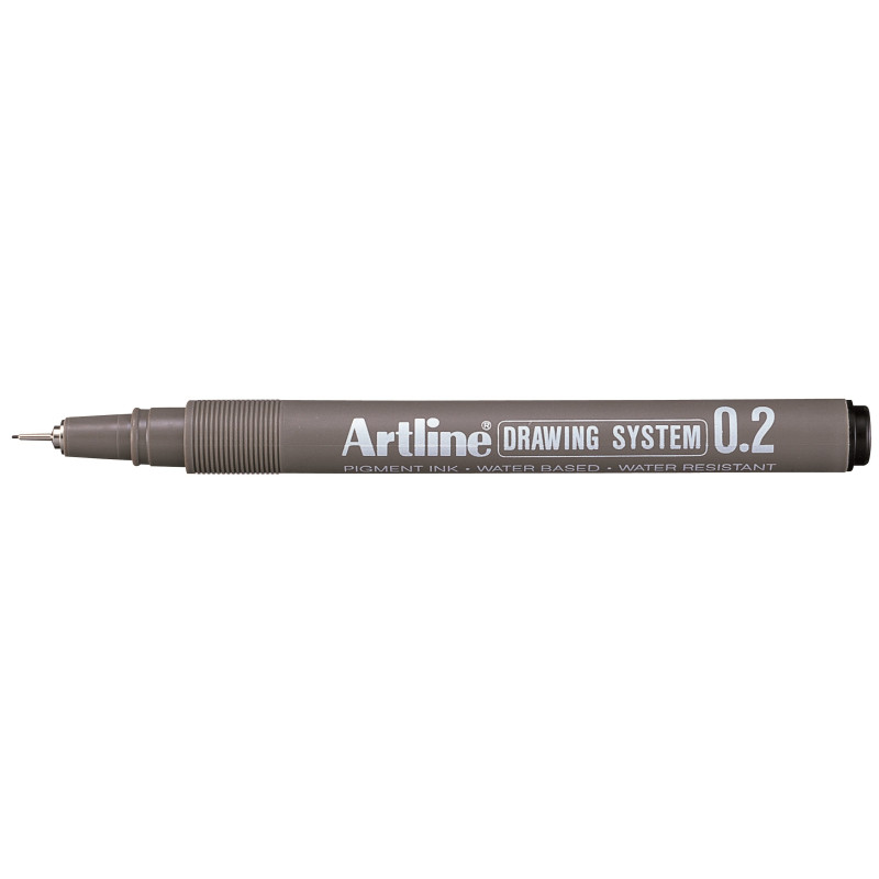 Tekninen piirustuskynä 0,2 mm Artline 232 Drawing System musta