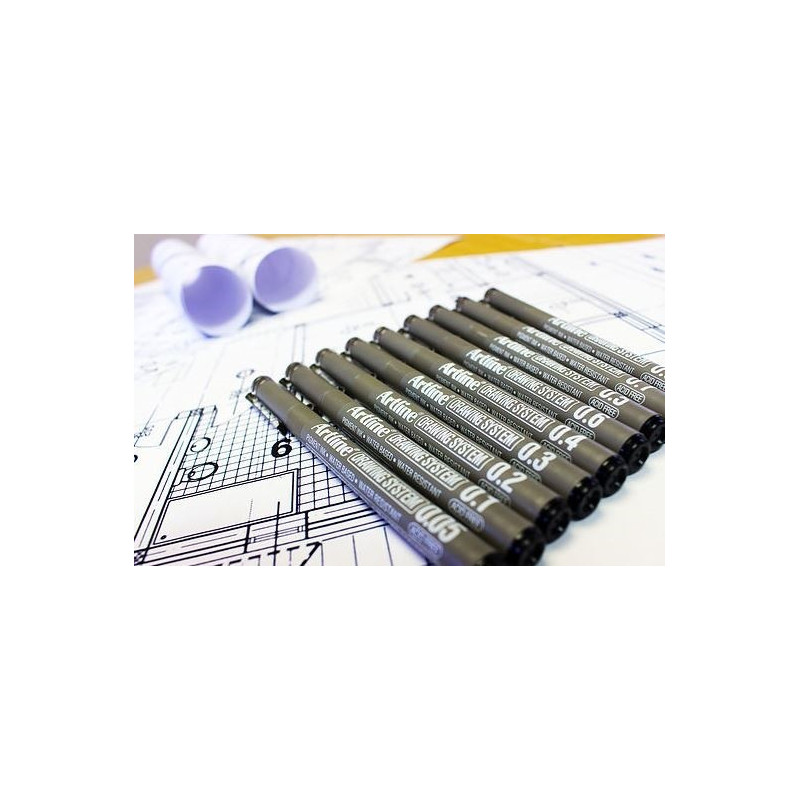 Tekninen piirustuskynä 0,2 mm Artline 232 Drawing System musta