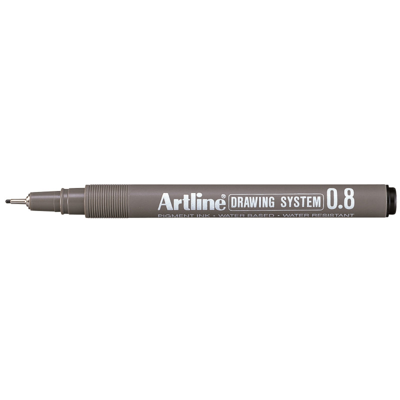 Tekninen piirustuskynä 0,8mm Artline 238 Drawing System musta