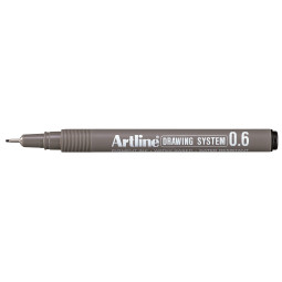 Tekninen piirustuskynä 0,6mm Artline 236 Drawing System musta