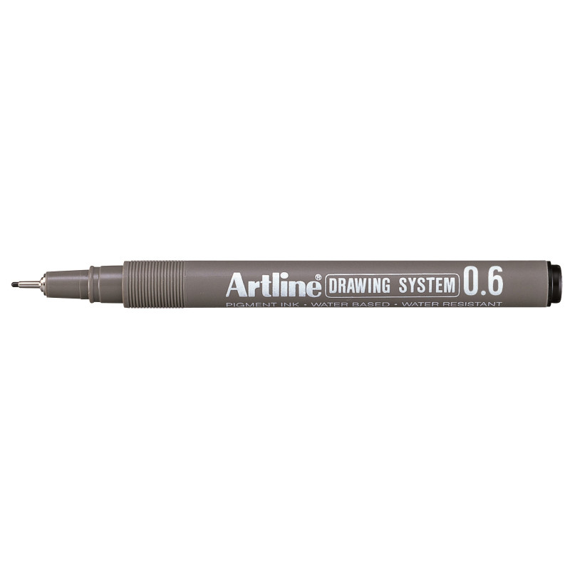 Tekninen piirustuskynä 0,6mm Artline 236 Drawing System musta