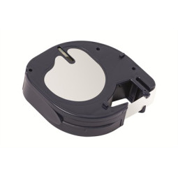 Teippi QC LetraTAG 12mm/4m Valkoinen