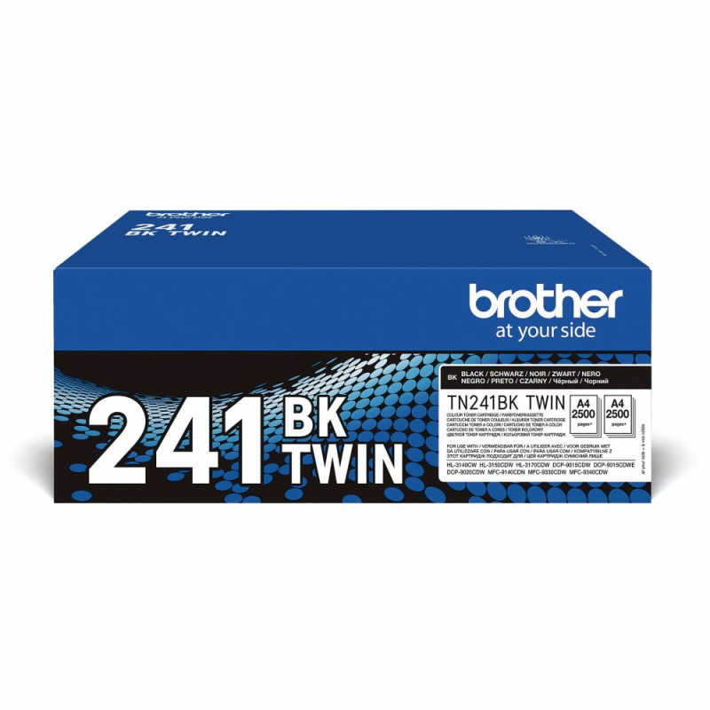 Brother TN-241BK Musta 2x2,5K Twin Pack Laserkasetti