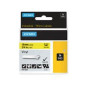 Dymo RP 19mm Vinyyliteippi musta/keltainen 18433
