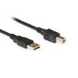 USB-kaapeli 2.0 1,8m Musta A-B M/M ACT