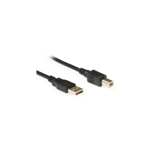 USB-kaapeli 2.0 3m Musta A-B M/M ACT