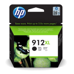 HP No 912XL Musta Mustepatruuna