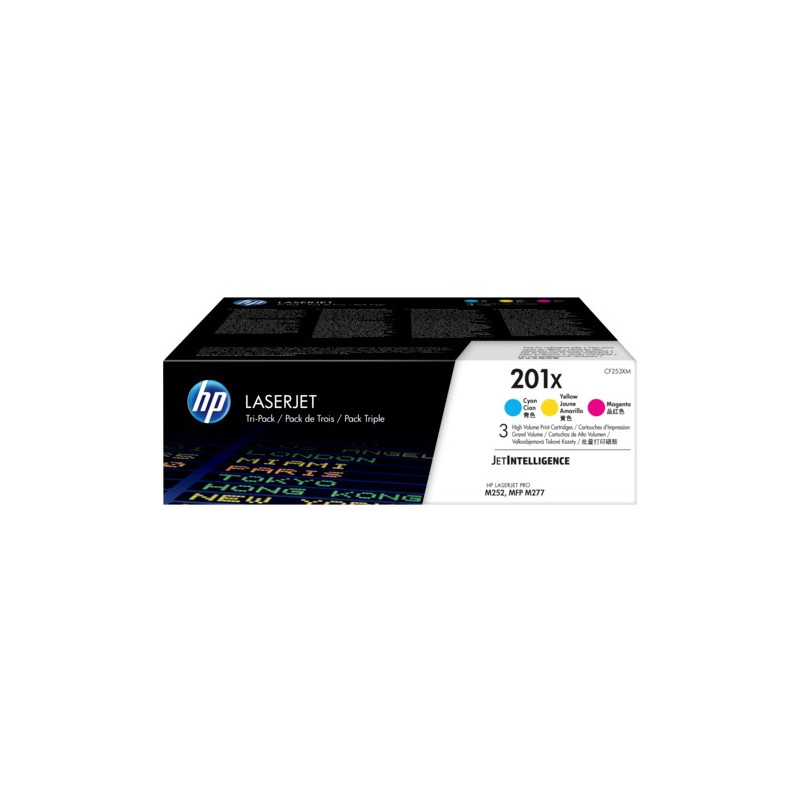 HP 201X 3-pack CYM 3x2,3K Laserkasetit