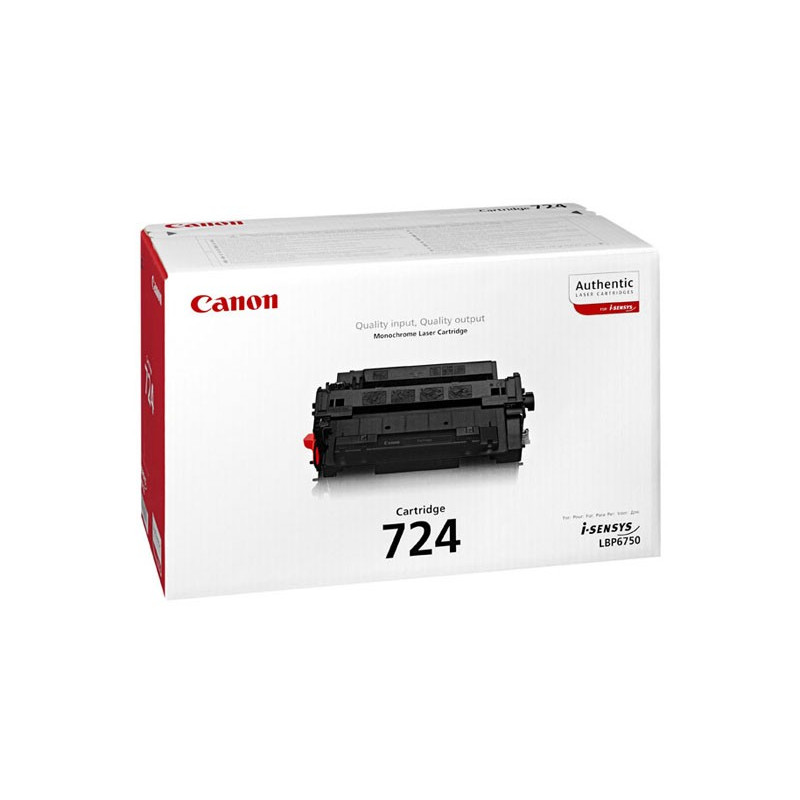Canon 724 Musta 6K Laserkasetti