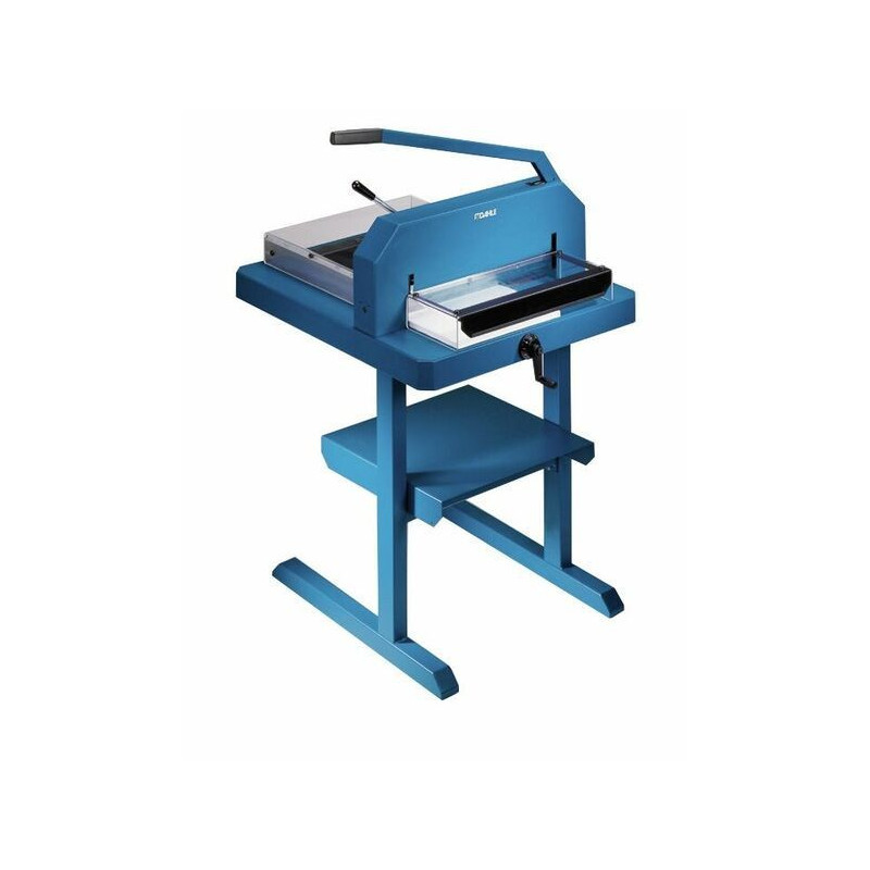 Paperileikkuri 430mm jalustalla Dahle 00846 - tukeva nippuleikkuri ammattikäyttöön