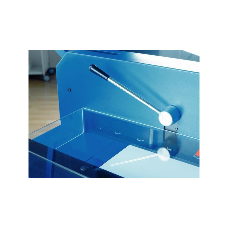 Paperileikkuri 430mm jalustalla Dahle 00846 - tukeva nippuleikkuri ammattikäyttöön